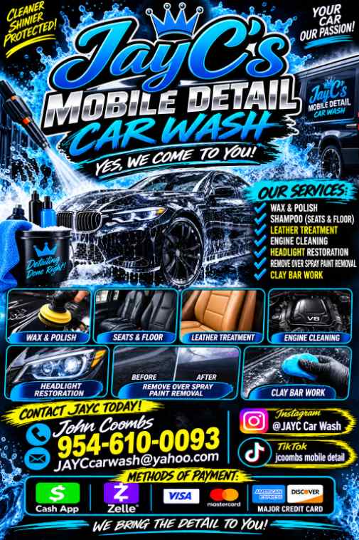Quality Mobile Detailing & Car Wash Quality Mobile Detailing & Car Wash